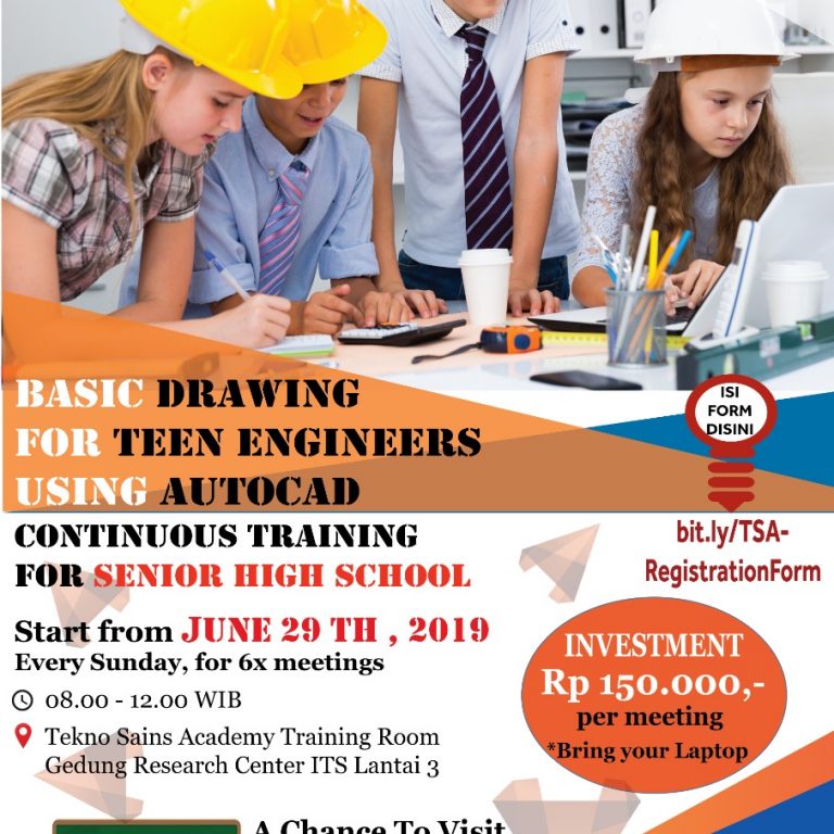 Basic Drawing For Teen Engineers Using Autocad Continuos Training For Senior High School